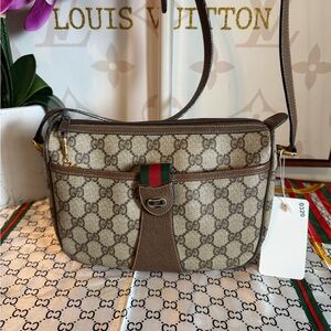 Gucci Beige and Brown Crossbody bag